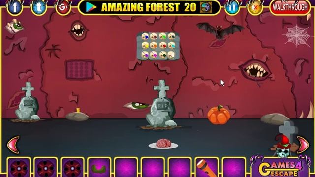 Spooky Eyes Cave Escape Walkthrough [Games4Escape] смотреть онлайн