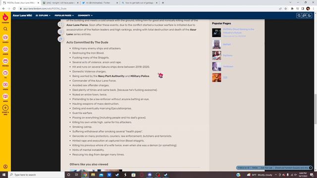 The postal dude azur lane wiki page смотреть онлайн