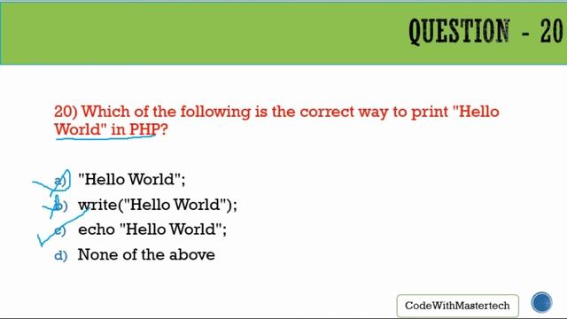 Top 50 PHP MCQ'S Question & Answer || Hindi and English Language смотреть онлайн
