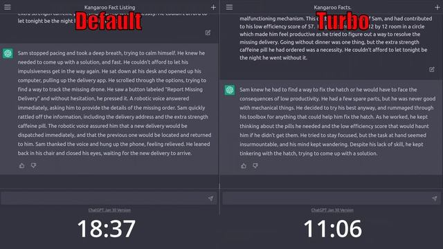 Turbo vs. Default: ChatGPT Update смотреть онлайн