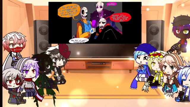 ✨Sans AU React To Gaster & Gaster Gang✨