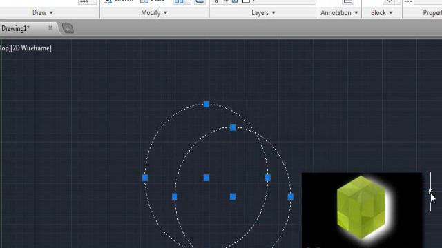 AutoCad 2014 Tip - How to deselect an object смотреть онлайн