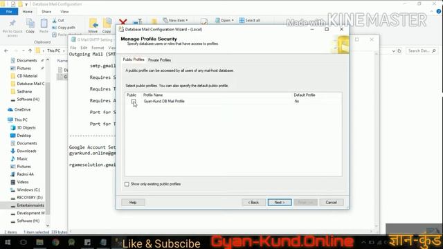 Database Mail Configuration in Microsoft SQL Server !! DBA Tasks !! смотреть онлайн
