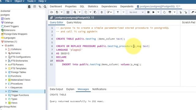How To Create A Simple Parameterized Stored Procedure In PostgreSQL And Call || PL/pgSQL Tutorials смотреть онлайн