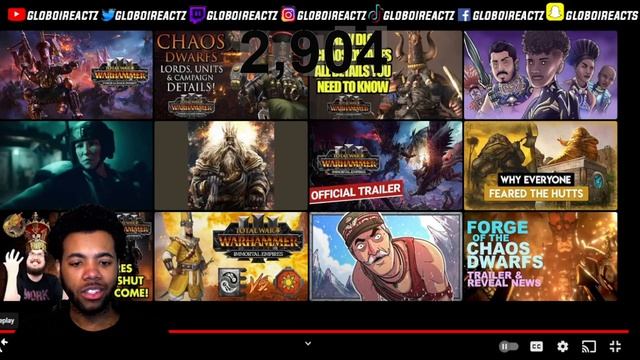 Total War WARHAMMER III Forge of the Chaos Dwarfs Reaction смотреть онлайн