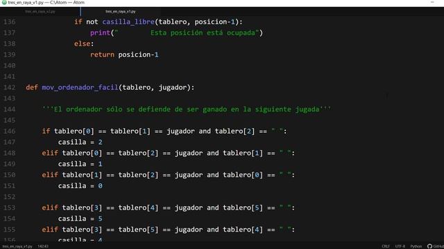 Python - Nivel 19 - Reto 7 - Tres en raya (2ª parte) смотреть онлайн