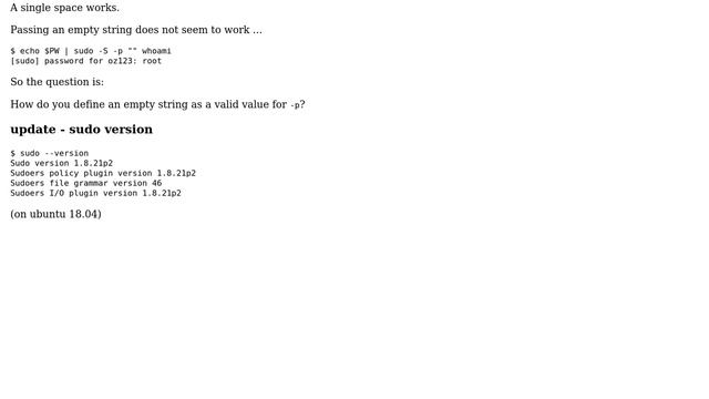DevOps & SysAdmins: Disable sudo prompt without disabling the need for sudo password смотреть онлайн