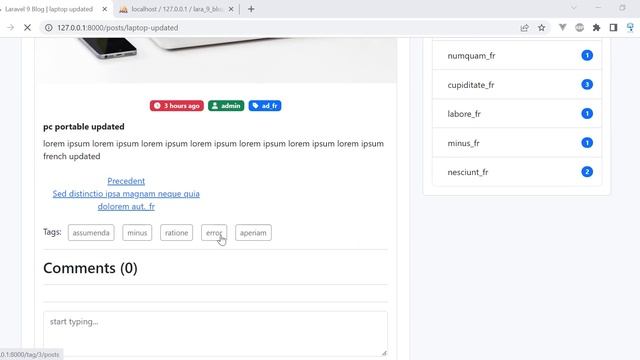 Blog ب Laravel 9 and Vue js 3 Composition API -41- (Admin Dashboard (Display Flash Messages)) смотреть онлайн