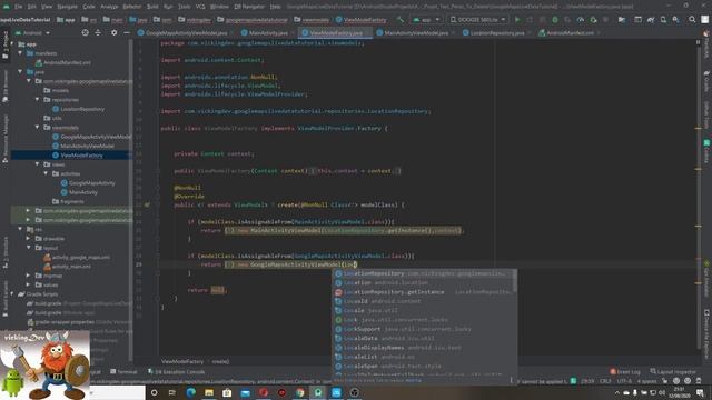 google map viewmodelFactory LiveData смотреть онлайн