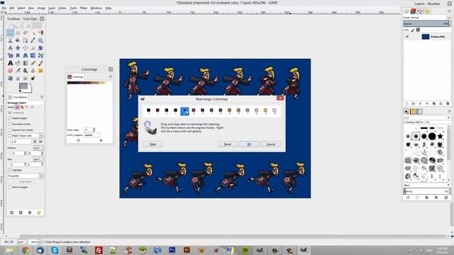 How To Rip Sprites (from sprite sheets) with GIMP. смотреть онлайн