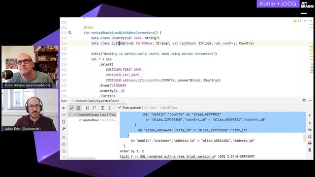 Kotlin + jOOQ смотреть онлайн