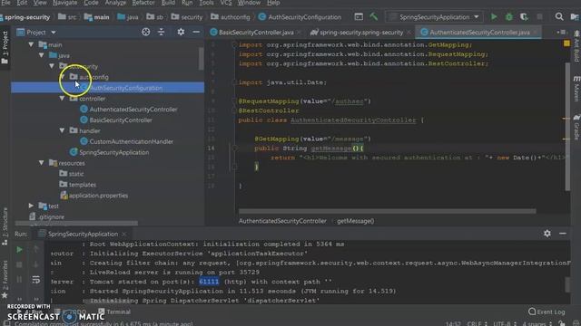 3.1 SPRING SECURITY : BASICS & AUTHENTICATION смотреть онлайн