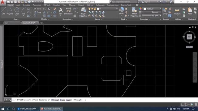 Modify Menu (bag.1) | HatchEdit, Erase, Offset, Extend, Trim, Explode, Join | AutoCAD-2D semua Vers смотреть онлайн