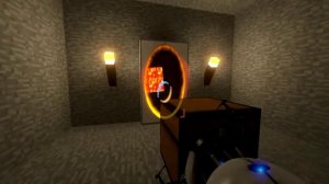 Рубимся в карты Portal 2 - Серия #33 [Minecraft in Portal 2 (Part 3 The Nether)]