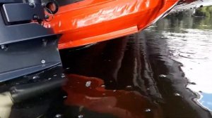 Кавитационная плита Yamaha 9.9 на транце 41 см НДНД Таймень NX 3600 PRO