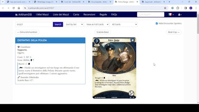 Core Set: Top and Worst carte giocatore - Arkham Horror LCG смотреть онлайн