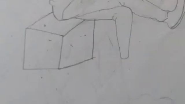 A simple sketch of a boy using a mobile смотреть онлайн