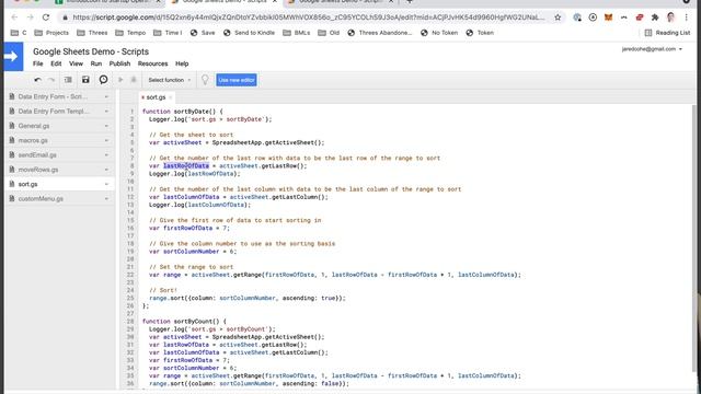 6.4.1 How to Build a Sort Button for Google Sheets with Google Scripts смотреть онлайн