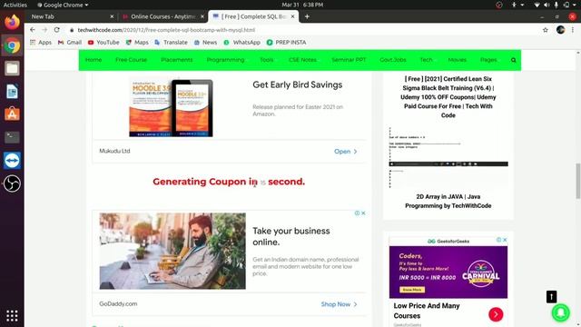 Udemy Paid Courses for Free Python, MySql, Java | online courses free with certificate | Bharat IT смотреть онлайн