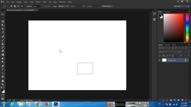 Rectangular Marquee Tool - Adobe Photoshop CC Tutorials смотреть онлайн