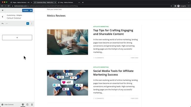 Как создать страницу блога в Wordpress (тема OceanWP) смотреть онлайн
