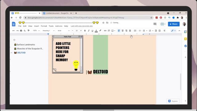 how to take aesthetic digital notes using GOOGLE DOCS | digital notes taking, notes organization смотреть онлайн