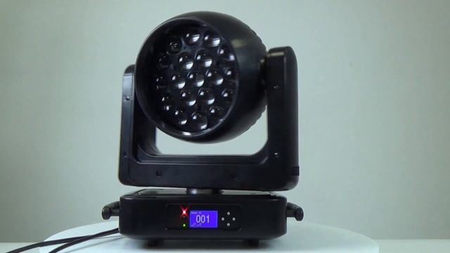 (Swift 1920Z 19pcs 15W RGBW 4in1 LED Zoom Moving Head Light)Effect Video смотреть онлайн
