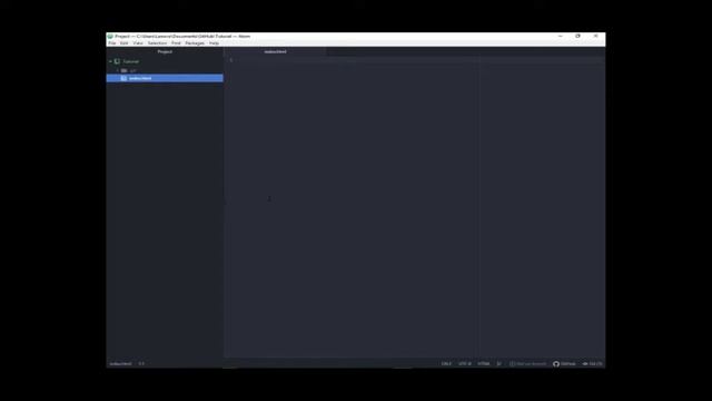 How to setup GitHub and link it to atom #tutorial смотреть онлайн