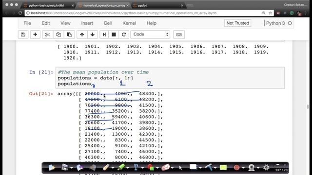 Python NumPy Tutorial | Basic Array Operations | Numpy Array | Numerical Operations in Numpy смотреть онлайн