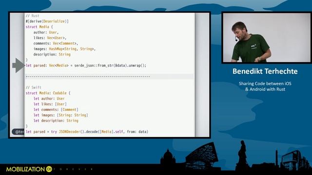Benedikt Terhechte - Sharing Code between iOS & Android with Rust смотреть онлайн