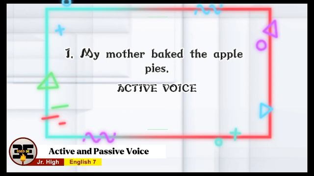 Active and Passive Voice | Navarro, Ann Marie C. #BSEDTV смотреть онлайн