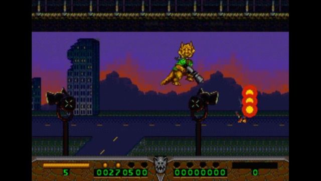Sega Mega Drive 2 (Smd) 16-bit Dinosaurs for Hire Level 9 Hollywood