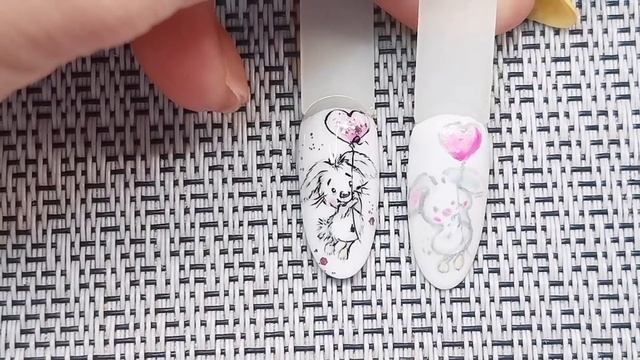 #Дизайн_ногтей товарами с #алиэкспресс.Nail design Gel polish. Detailed MK. Bunny. смотреть онлайн