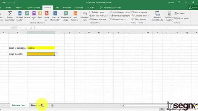 Excel Menu a tendina concatenati (dipendenti) смотреть онлайн