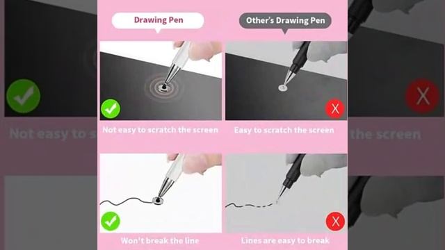 Touch Pen Tablet Mobile Stylus Pencil For Phone Drawing смотреть онлайн