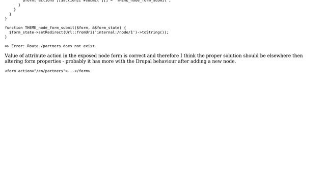 Drupal: How to disable redirection to the node after node form submission? (2 Solutions!!) смотреть онлайн