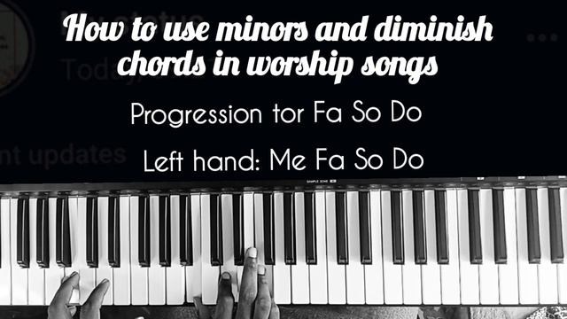 How to Use Minor and Diminish Chords in Worship Songs смотреть онлайн