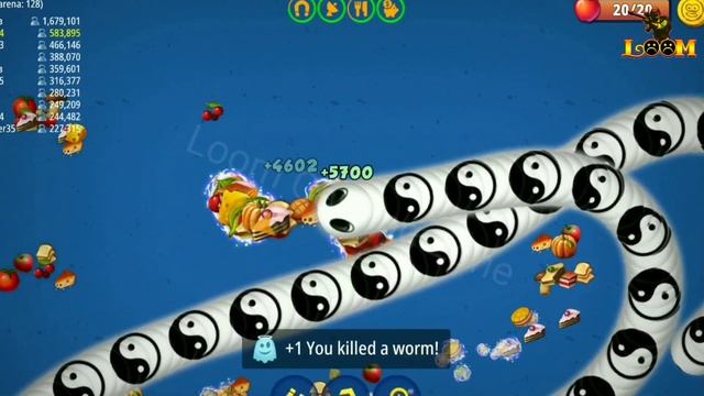 Worms zone.io Magic Slither Snake Gameplay | Saamp wala game | Snake Game 2023 | Rắn Săn Mồi 2023 смотреть онлайн