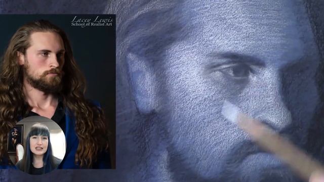 Secrets to Portrait Drawing: Time Lapse Demo in Charcoal смотреть онлайн