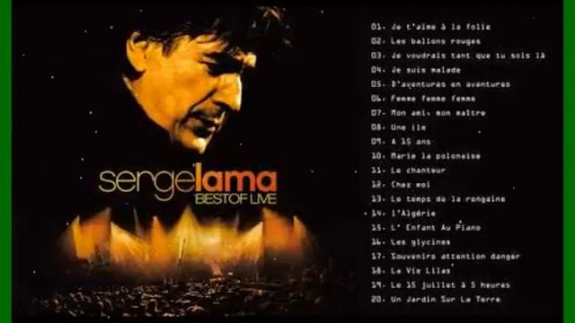 Serge Lama Greatest Hits Playlist 2022💖 Serge Lama Collection Of The Best Songs 2022
