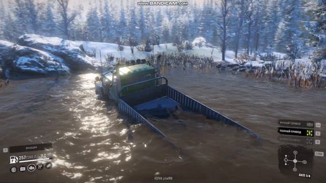EXPERIMENT: Что будет с двигателем, если утопить машину - SnowRunner смотреть онлайн