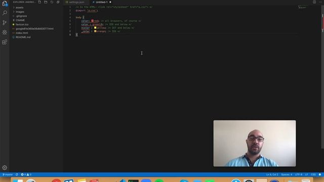 VS Code Setting: css.lint.importStatement смотреть онлайн
