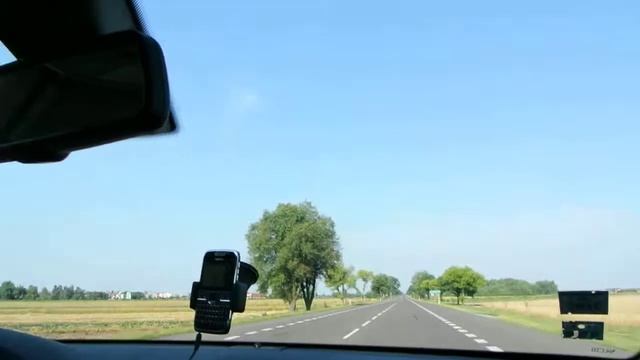 На автомобиле в Европу 2012. Скучная трасса Тересполь-Варшава. смотреть онлайн