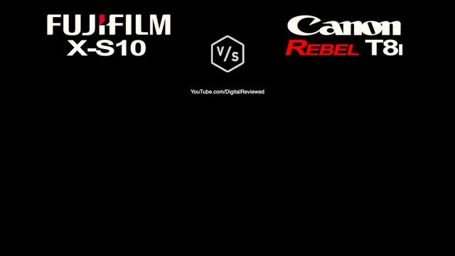 FujiFilm X-S10 vs Canon EOS Rebel T8i смотреть онлайн