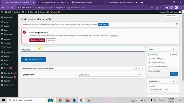 How to Customize WordPress Theme | Elementor Custom Header & Footer смотреть онлайн