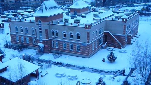 Участок детского сада зимой смотреть онлайн