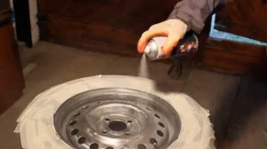 Красим штампованные диски.  Своими руками