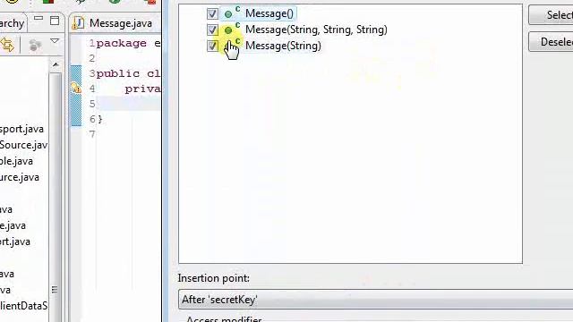 Generate constructor(s) from superclass in Eclipse смотреть онлайн