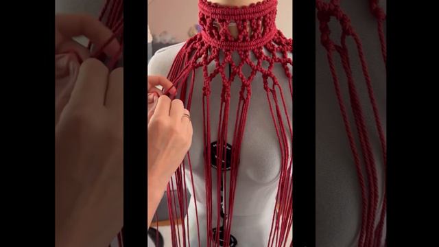 Мастер-класс по плетению платье МАКРАМЕ. MACRAME Dress .