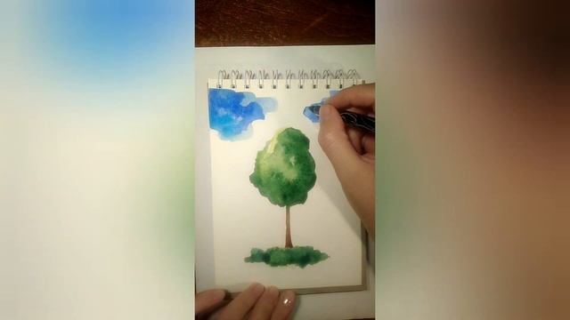 Дерево жизни. Рисую дерево, способ 2. смотреть онлайн